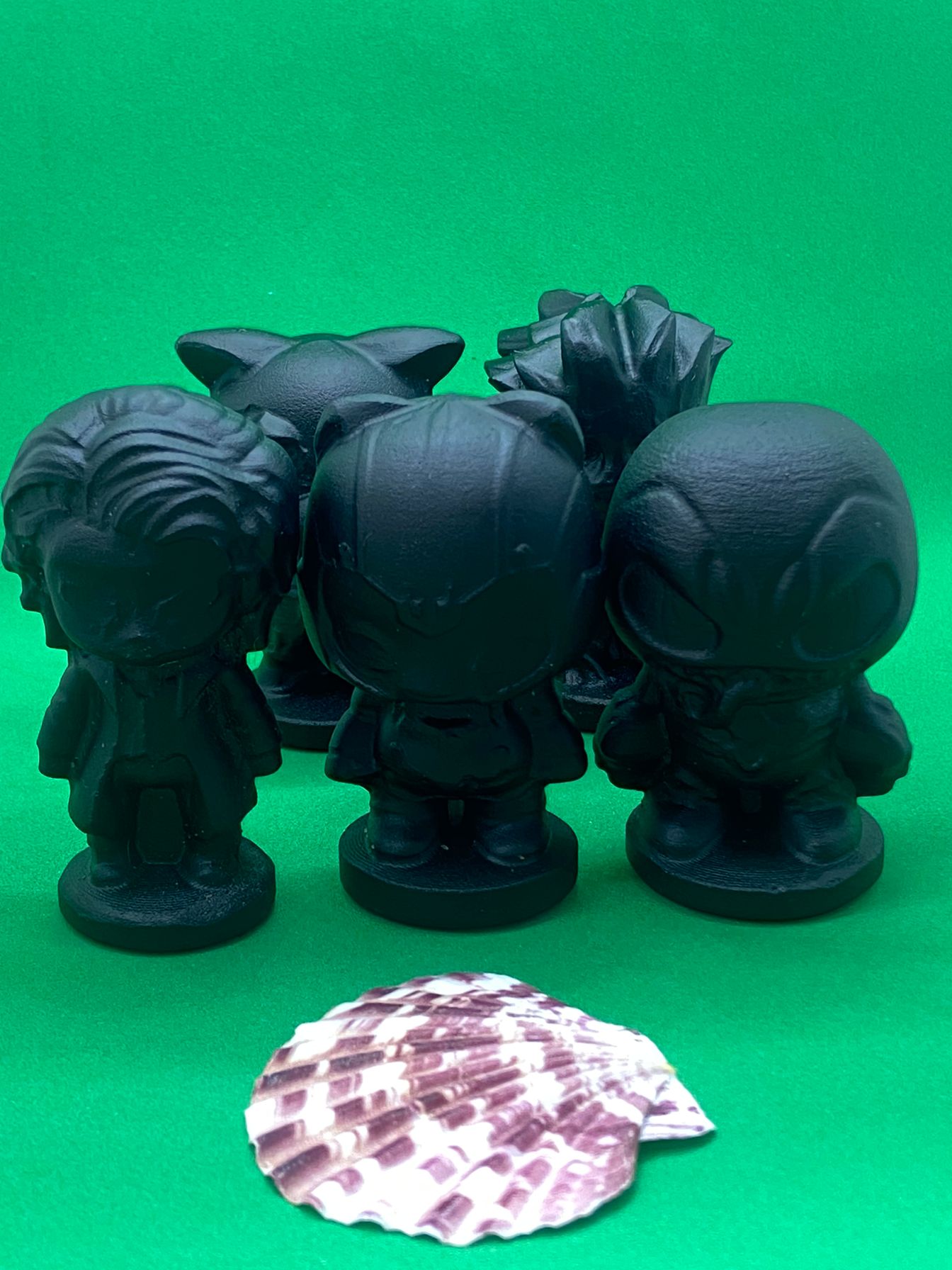 Black Obsidian Marvel Heroes Characters Carving
