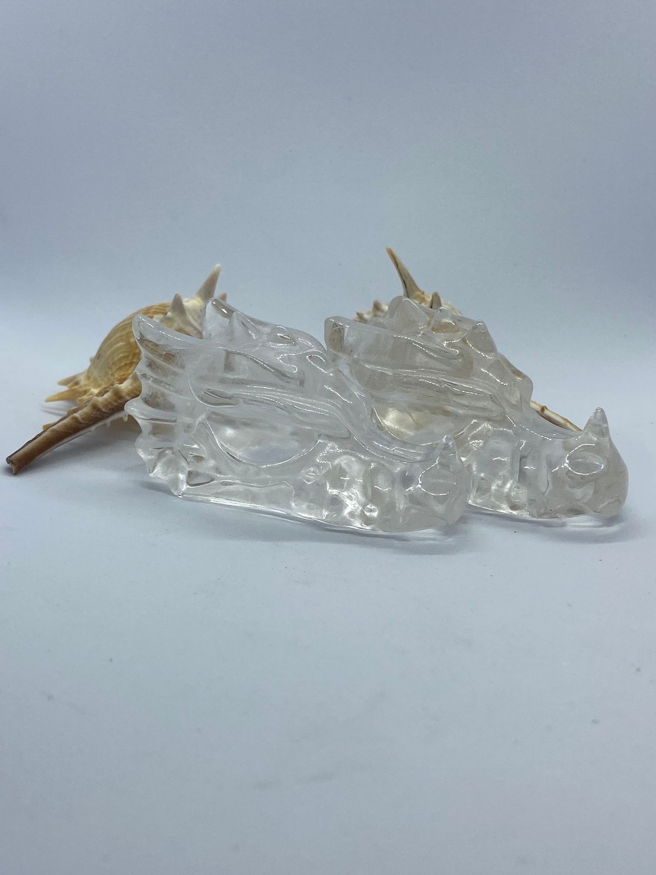 Clear quartz Dragon head