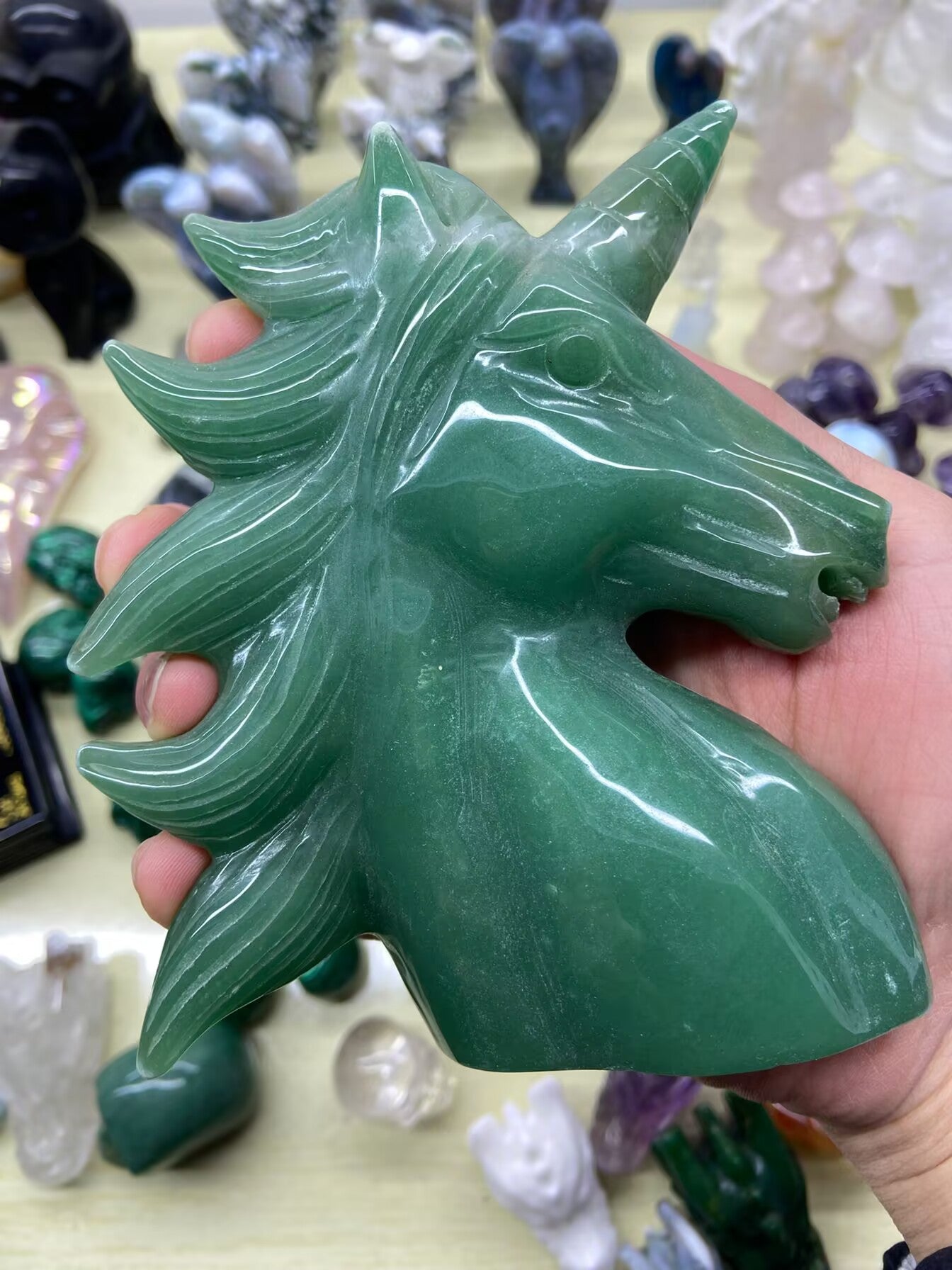 Green Aventruine Unicorn