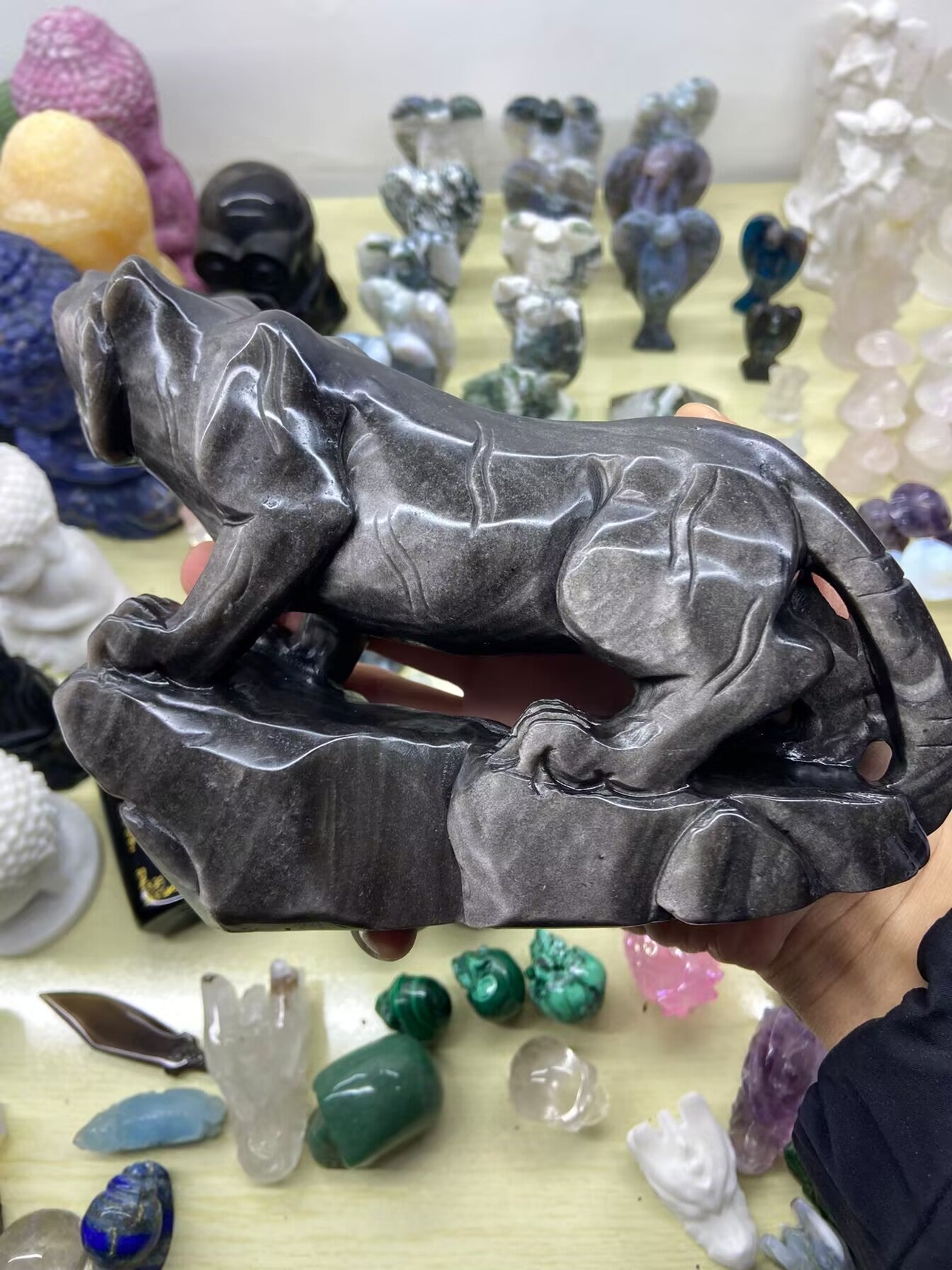 1.37kg Silver Sheen Obsidian Tiger