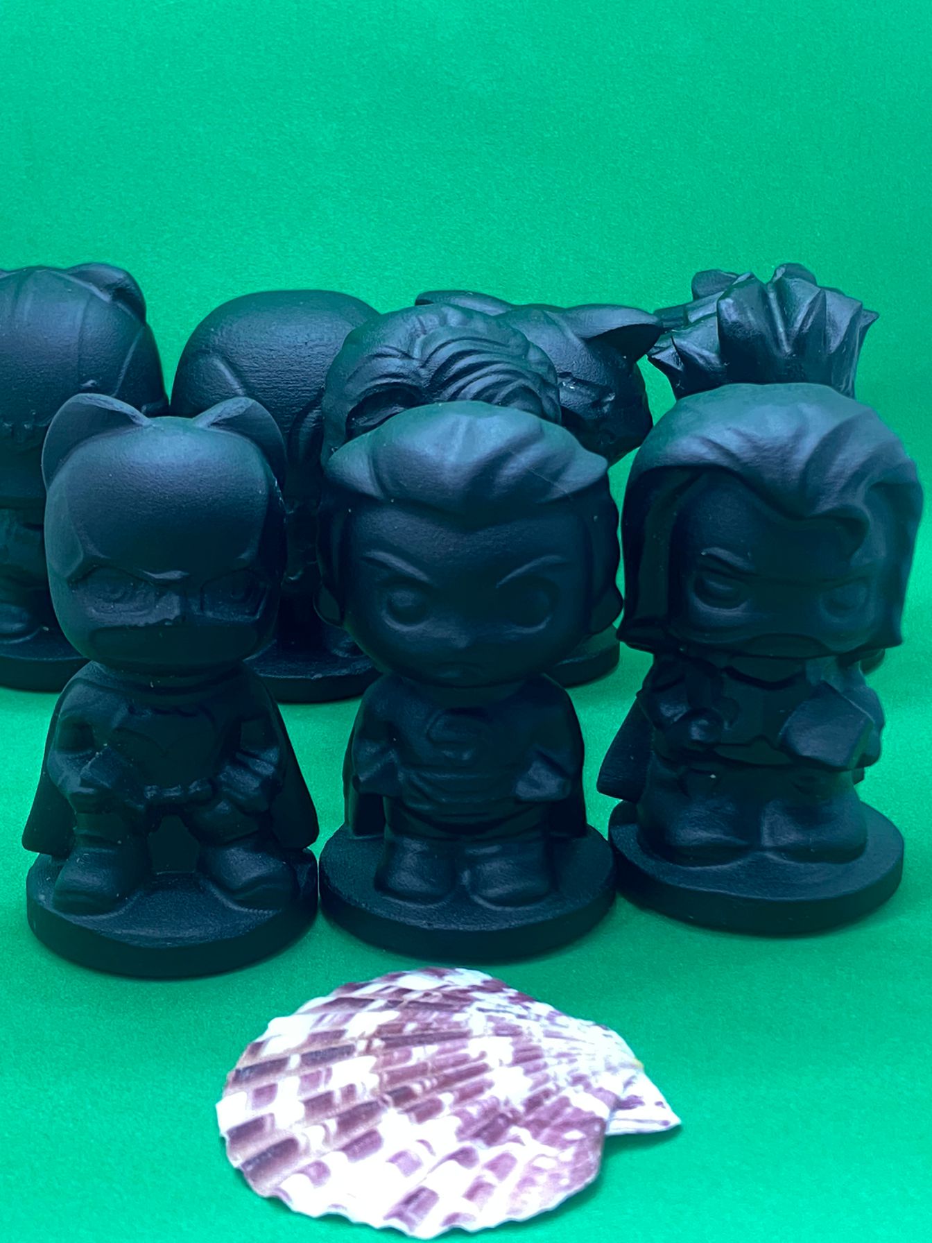 Black Obsidian Marvel Heroes Characters Carving