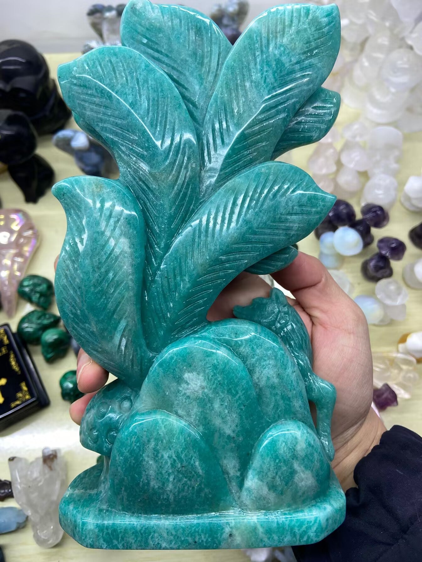 1.52kg Amazonite Nine-tailed Fox
