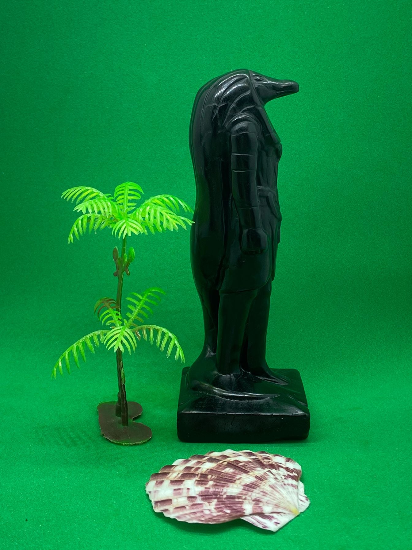 Black Obsidian Egypt Ammit Carving