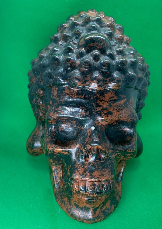 Red Obsidian Skull Carving