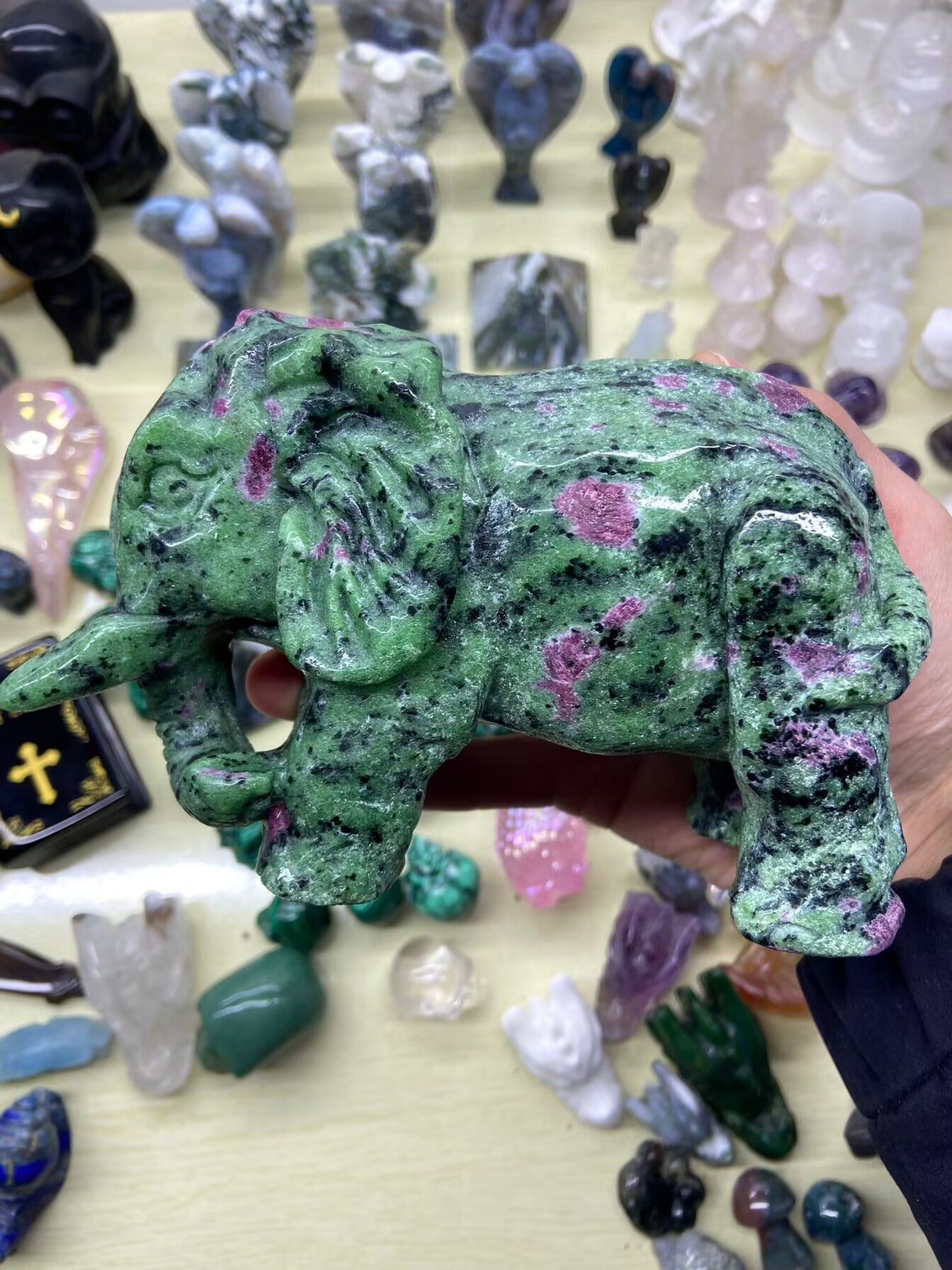1.61kg Ruby in Zoisite Elephant
