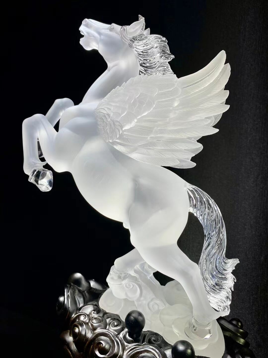 High quality clear quartz Unicorn