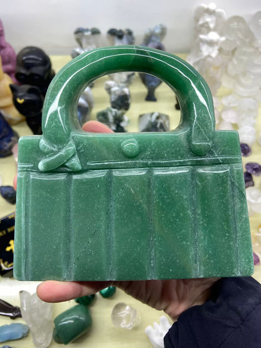 Green Aventurine Handbag