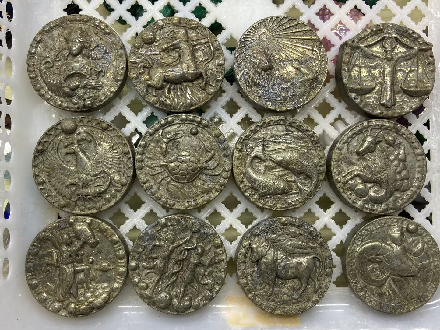 Pyrite Zodiac Coin