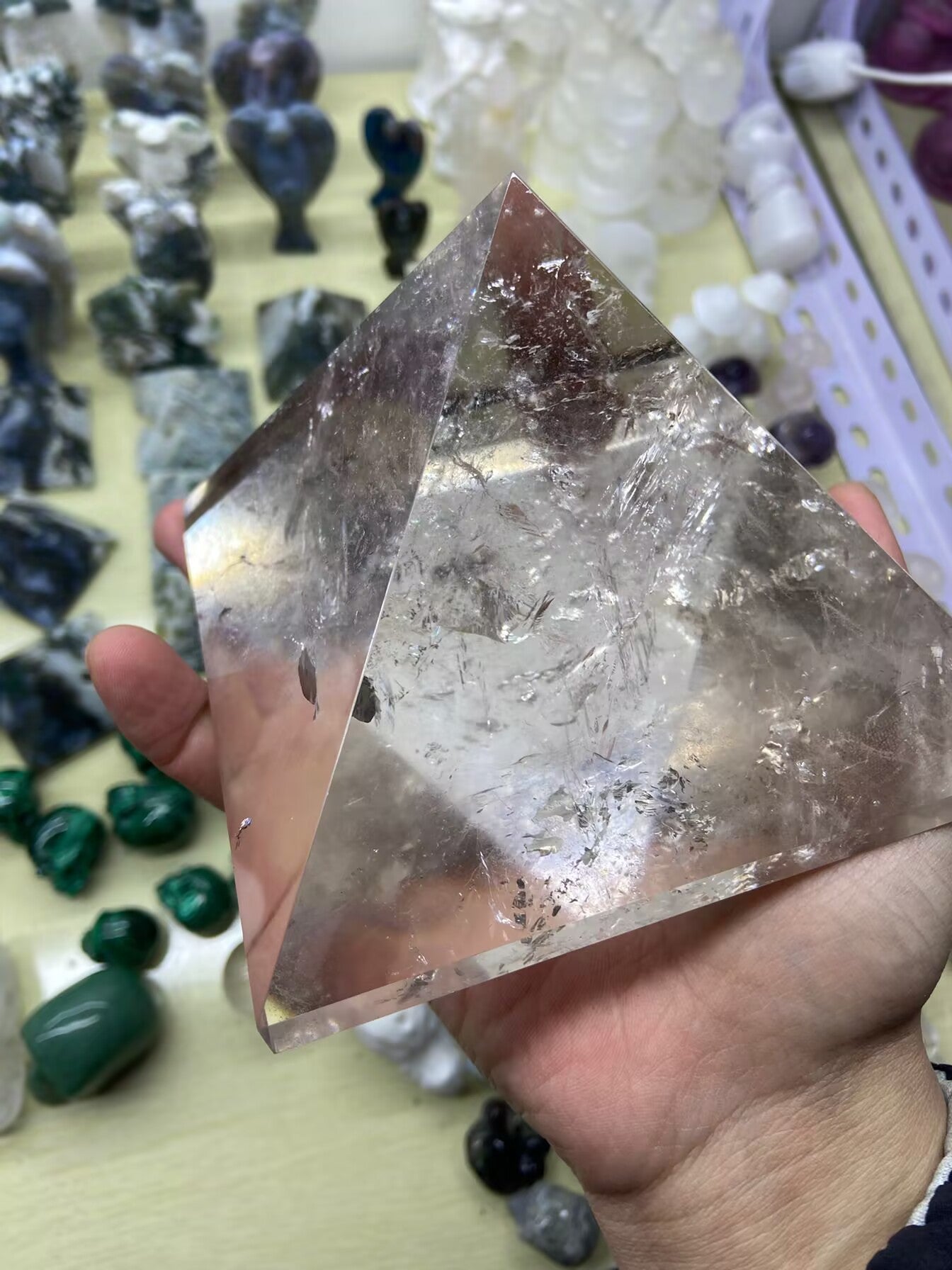 1.4kg Smokey Quartz Pyramid