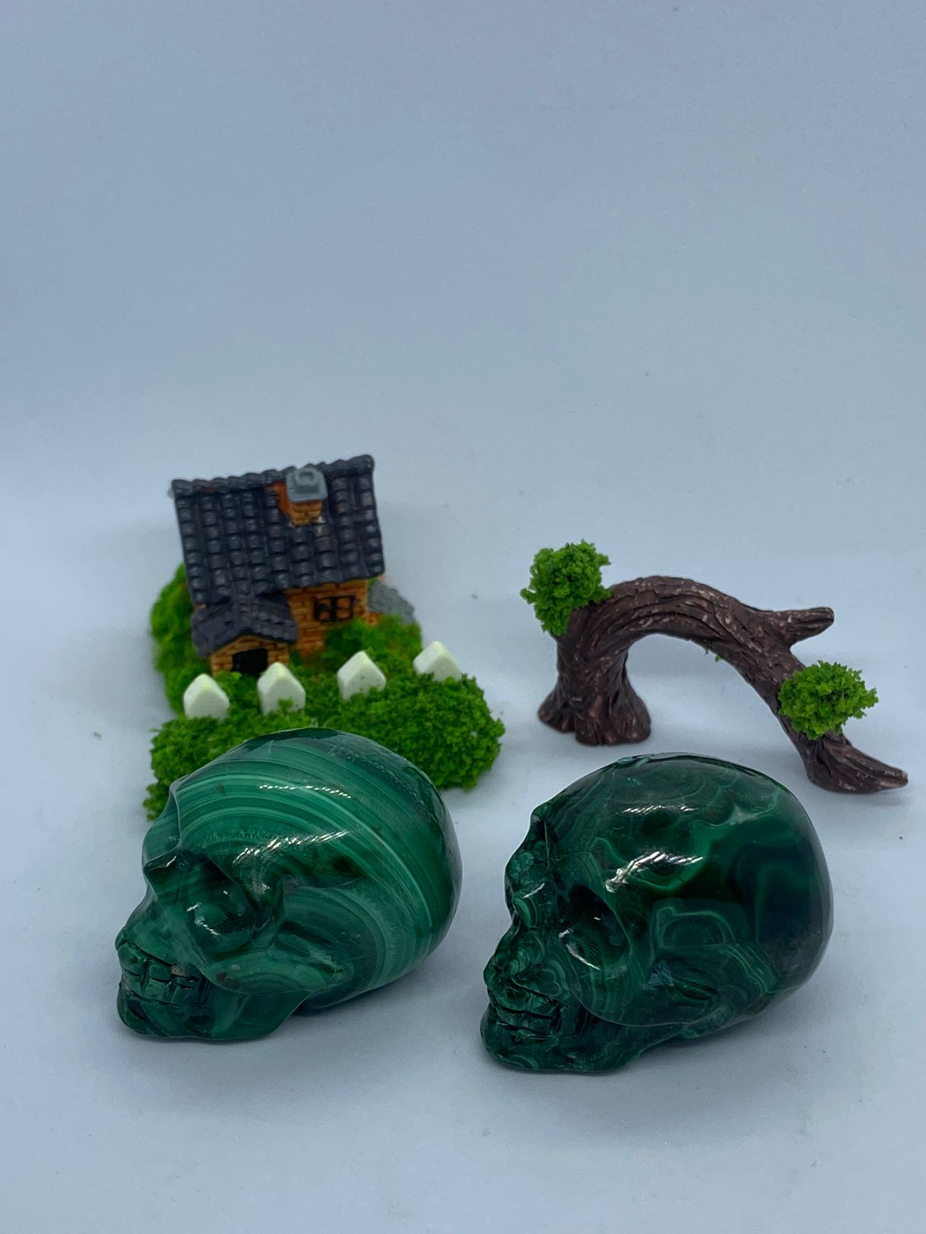 Small Malachite skull