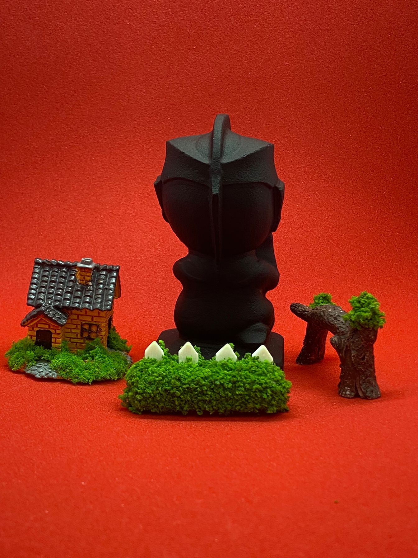 Black Obsidian Ultraman carving