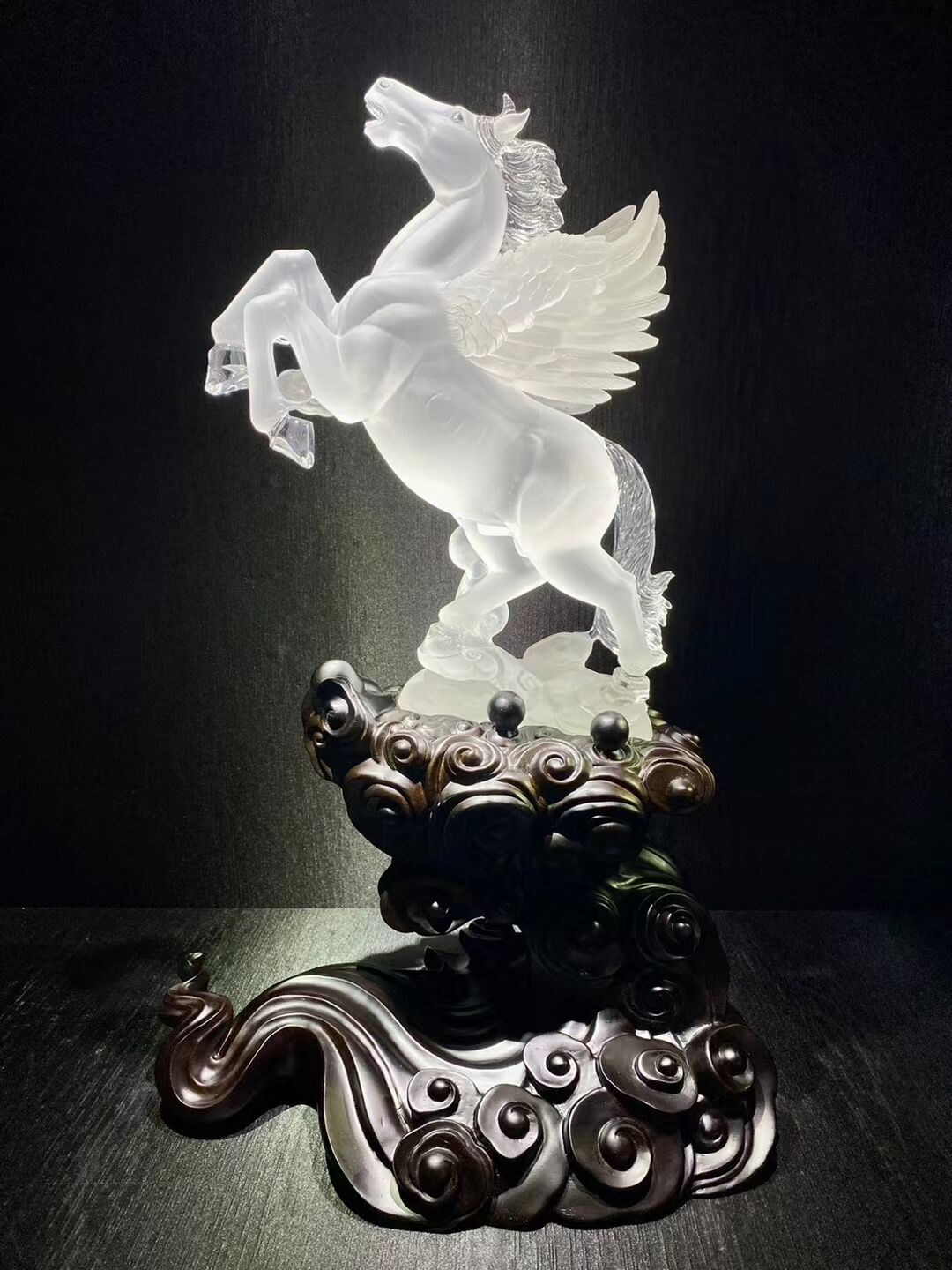 High quality clear quartz Unicorn