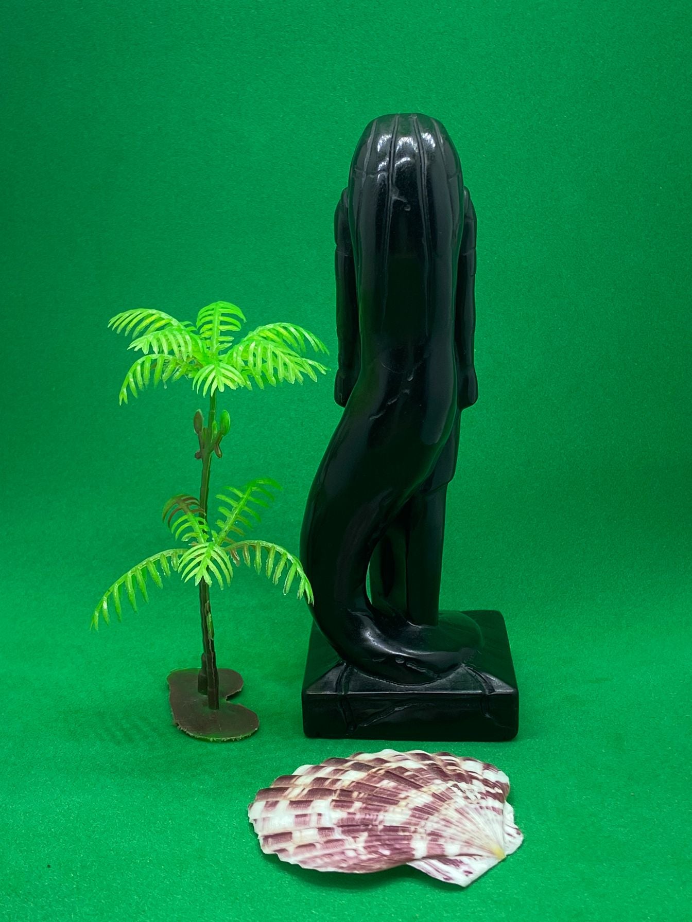 Black Obsidian Egypt Ammit Carving