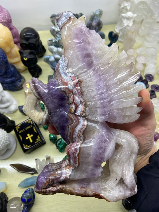 2.15kg Amethyst Agate Unicorn