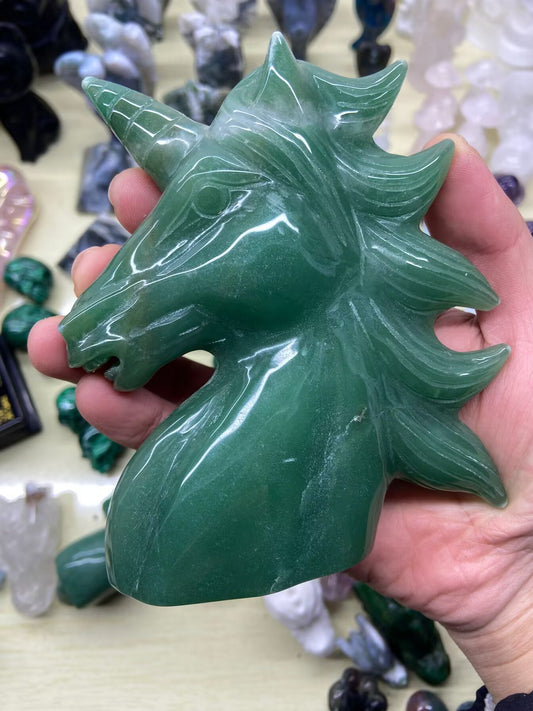 Green Aventruine Unicorn
