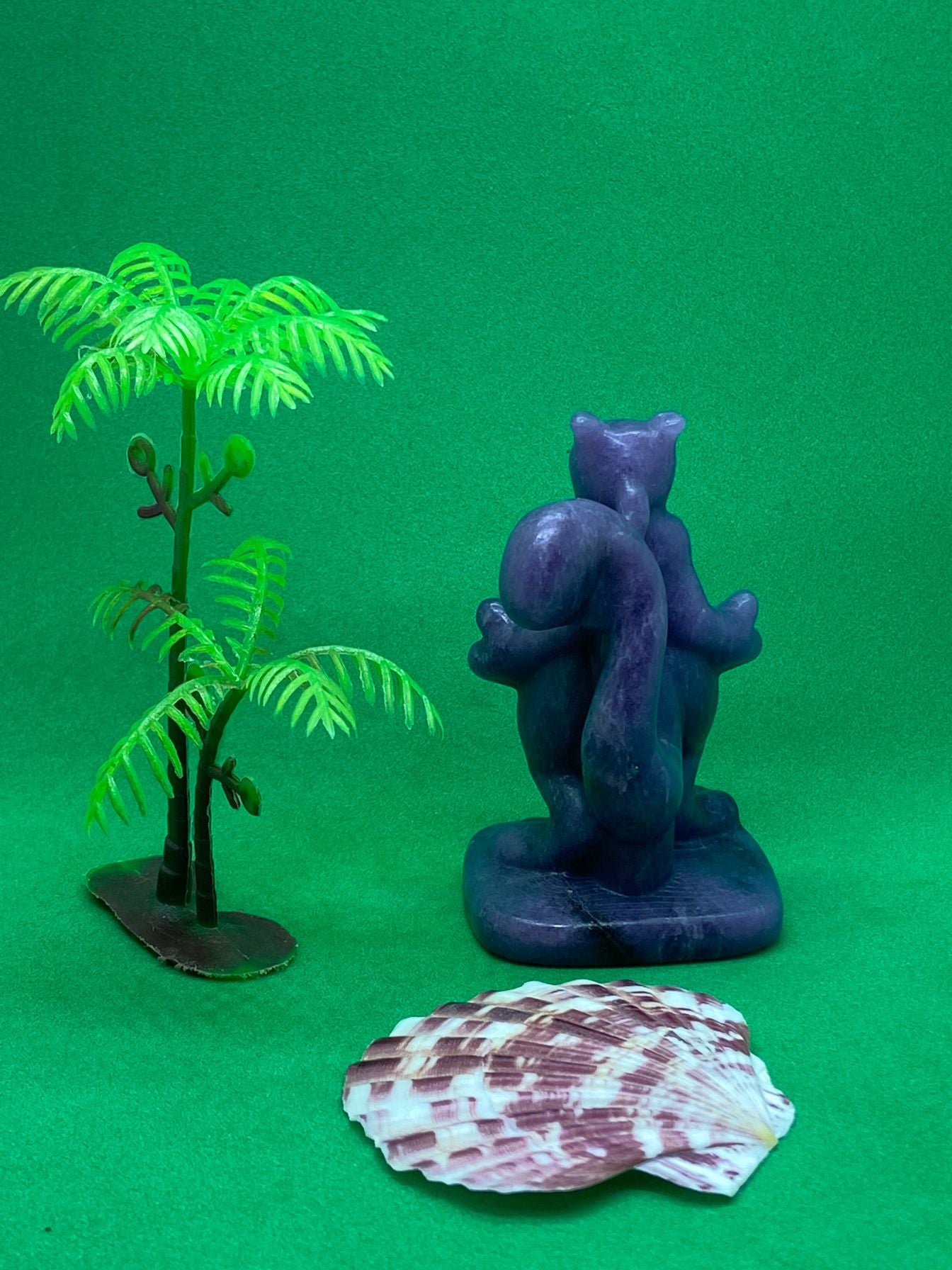 Lepidolite Pokémon Mewtwo Carving