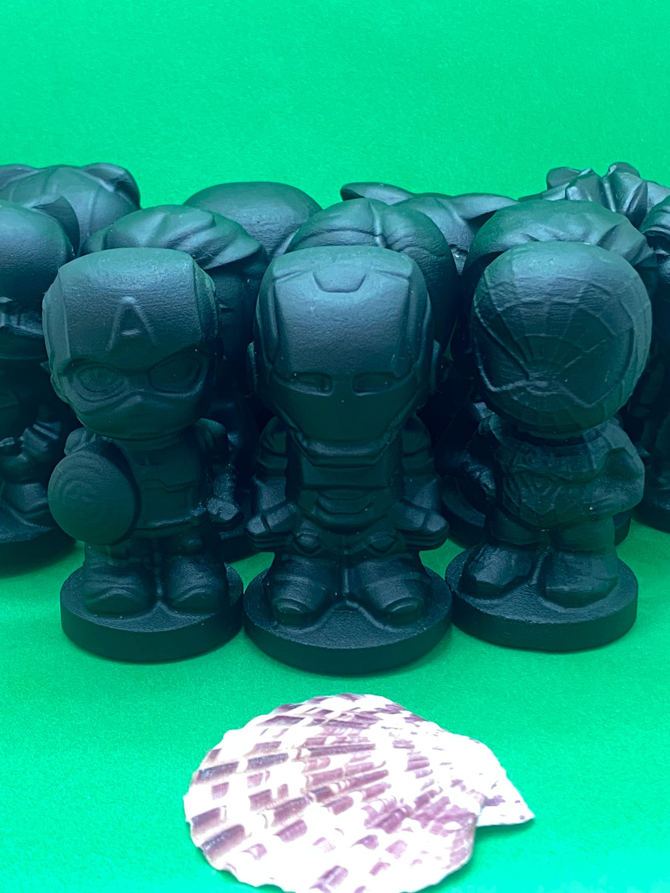 Black Obsidian Marvel Heroes Characters Carving