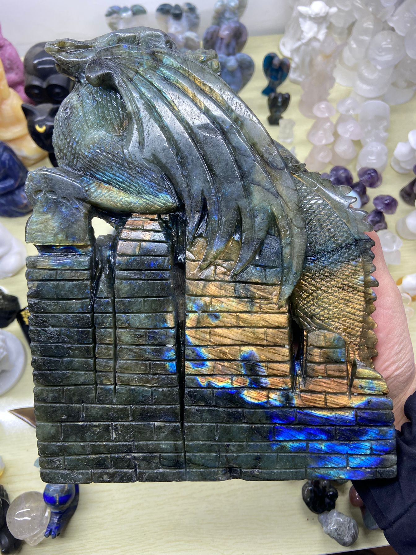 2.54kg Labradorite Castle Dragon