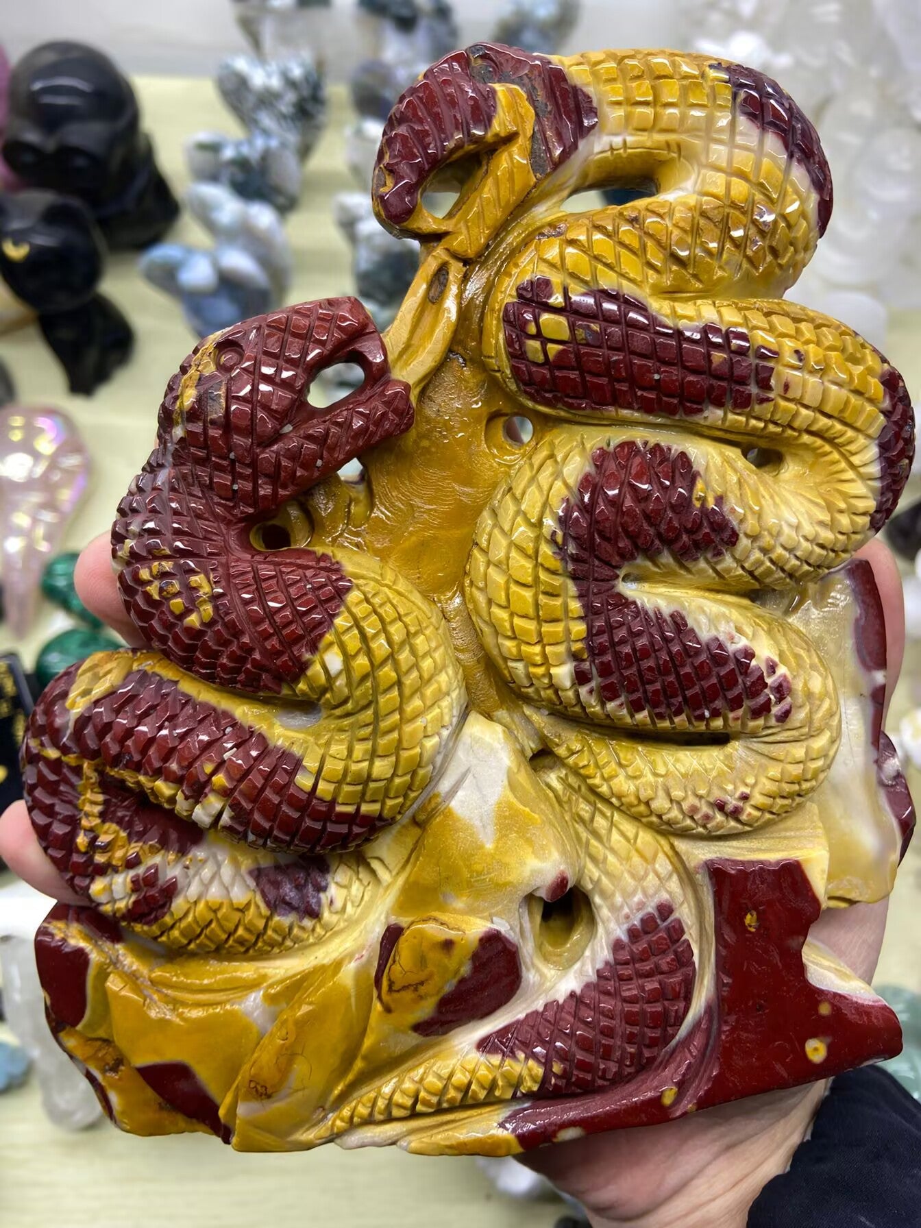 1.09kg Mookaite 2 Snakes