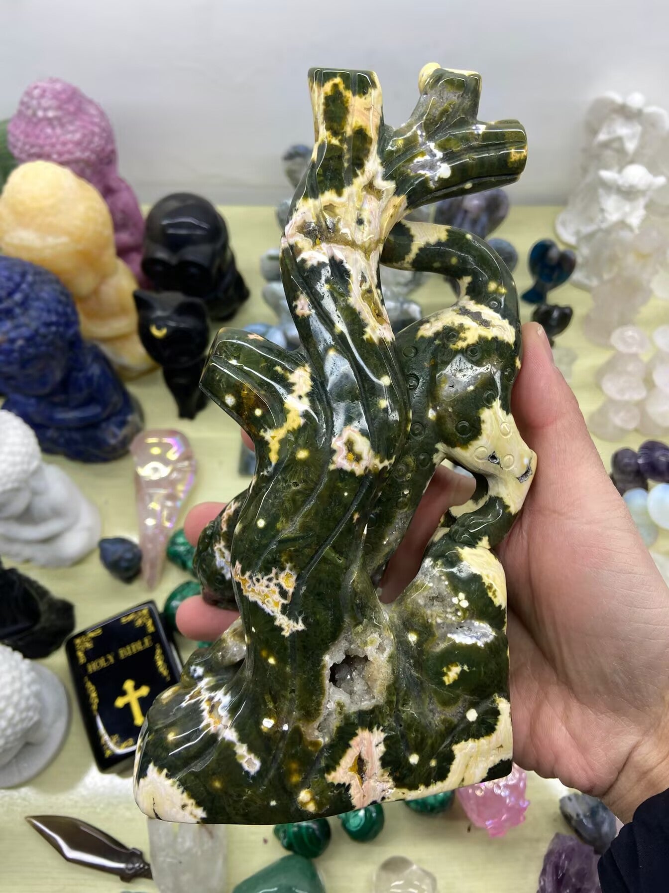 1.12kg Old mine Ocean Jasper Leopard