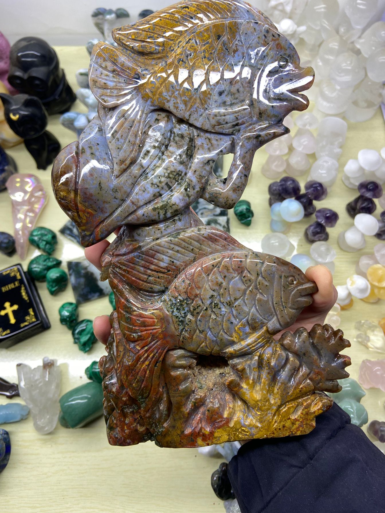 1.81kg Ocean Jasper Mermaid
