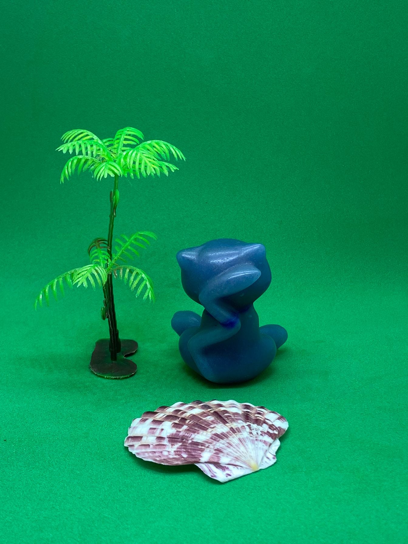 Blue Aventurine Pokémon Mew Carving