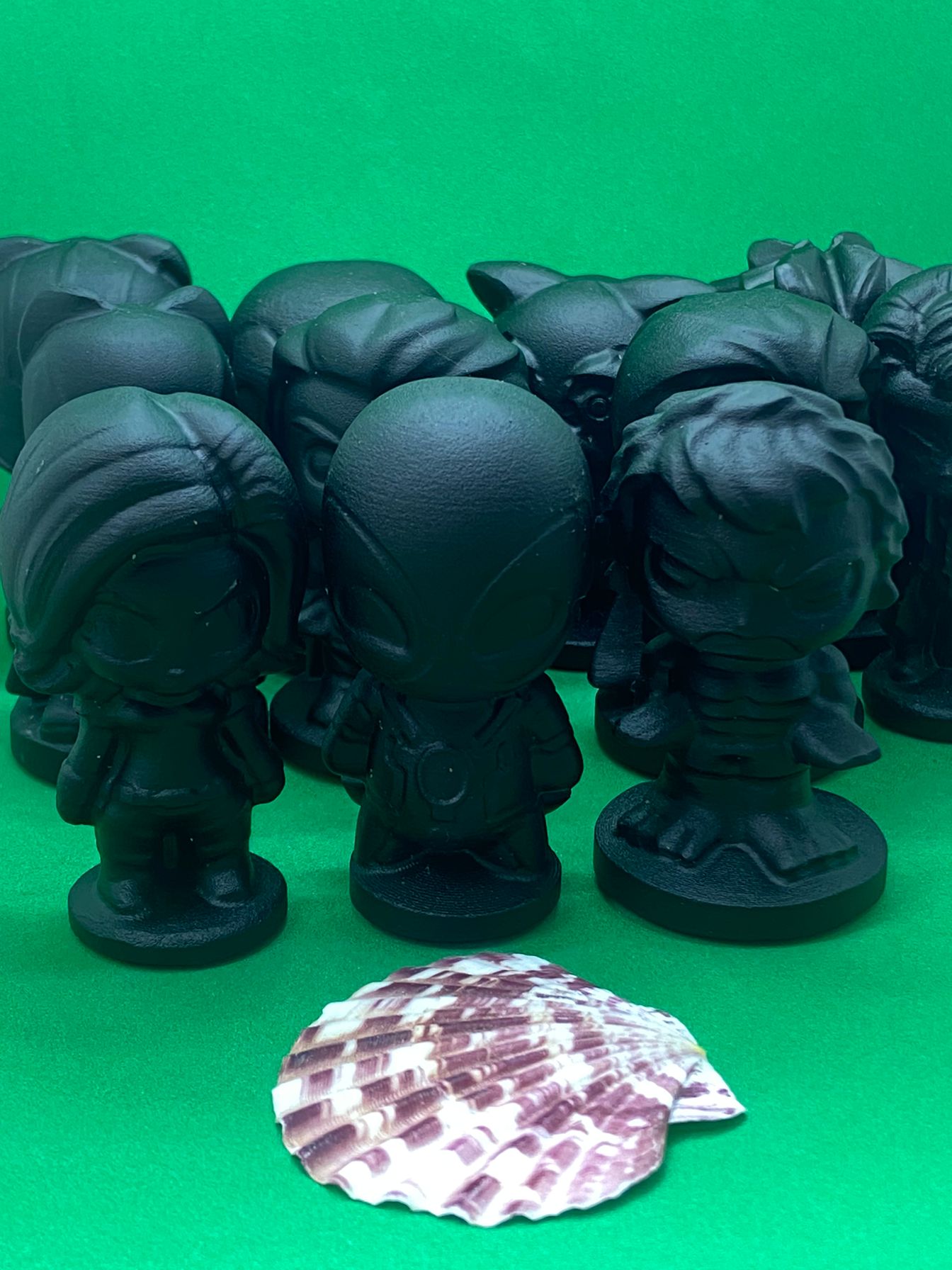 Black Obsidian Marvel Heroes Characters Carving