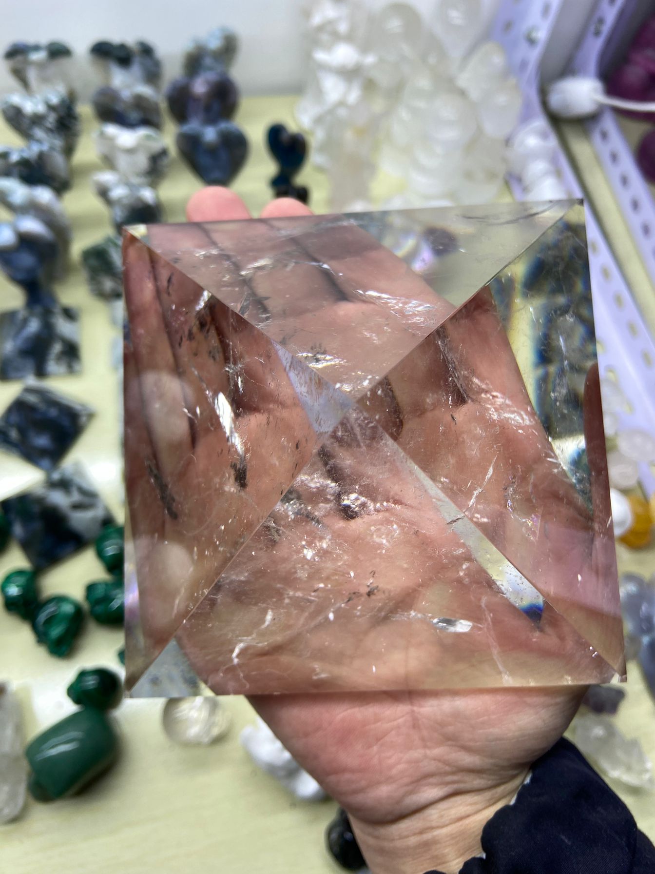 1.4kg Smokey Quartz Pyramid
