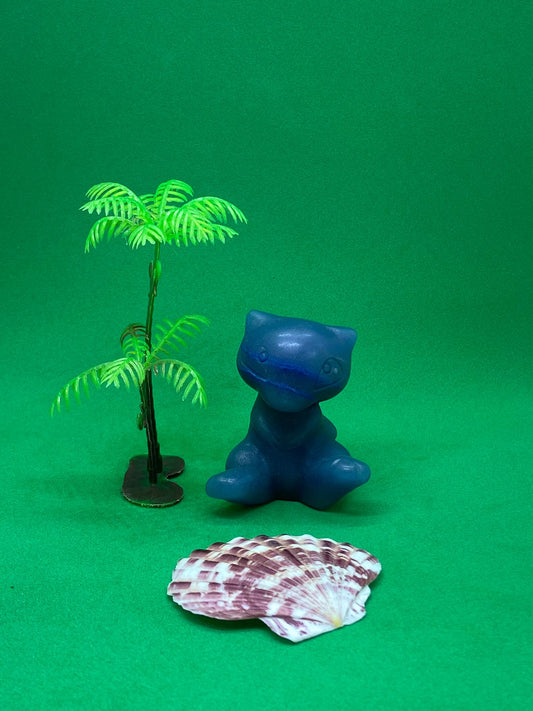 Blue Aventurine Pokémon Mew Carving