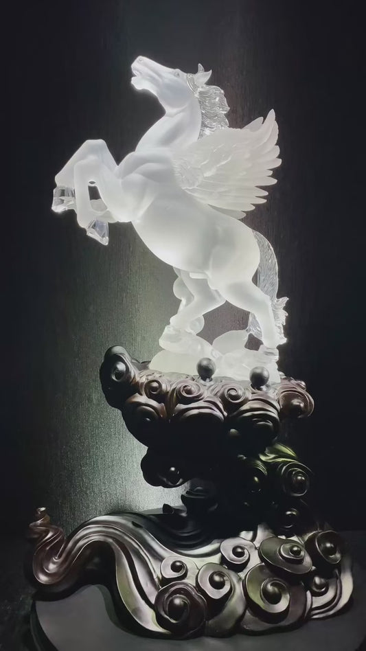 High quality clear quartz Unicorn